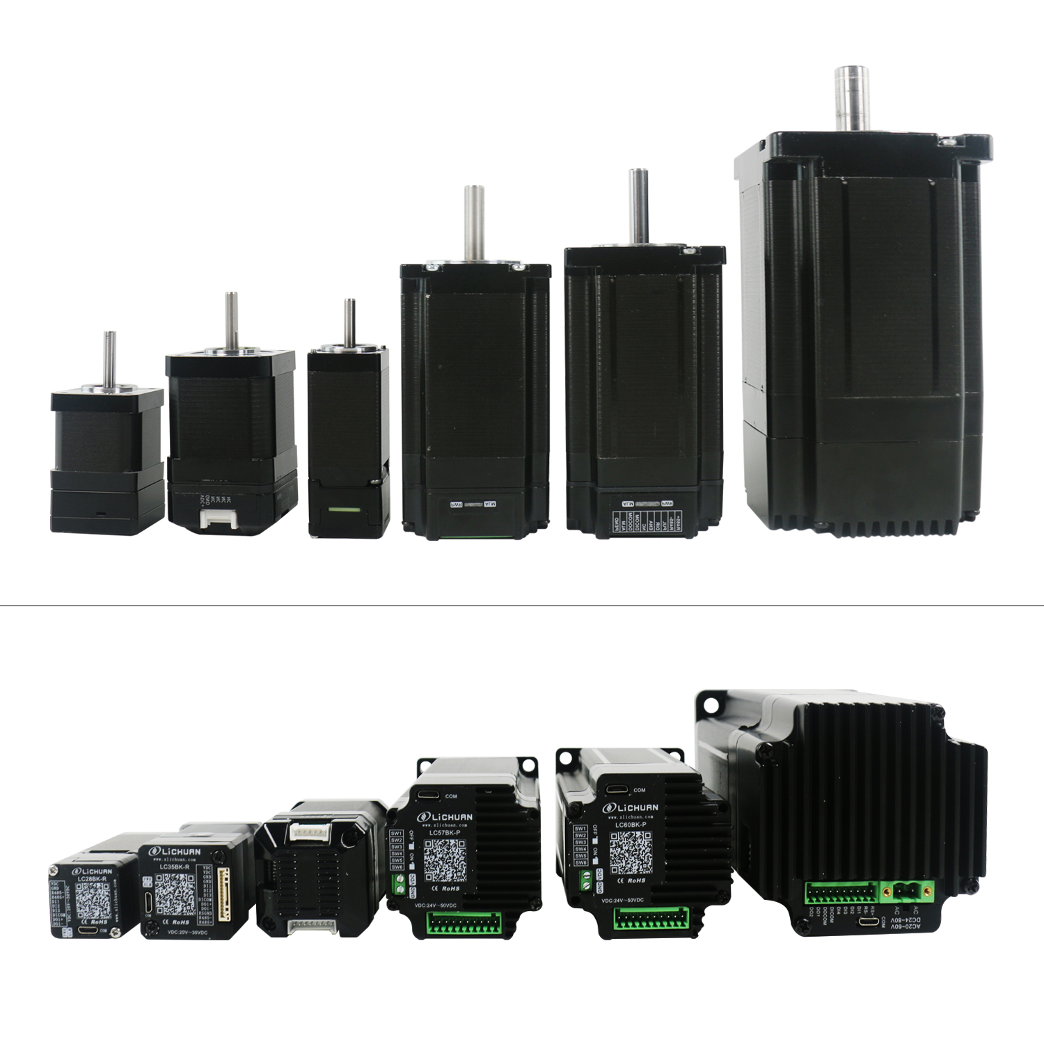 Buổi ra mắt mới: Lichuan Backpack Type Open Loop Loop đóng tích tích hợp động cơ bước tích hợp của Shenzhen Xinlichuan Electric Co., Ltd.